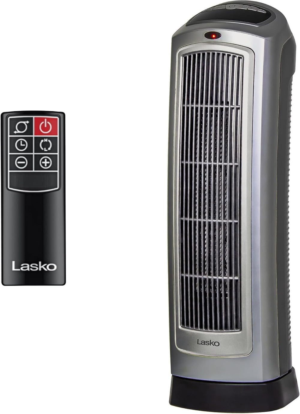 Lasko Oscillating Digital Ceramic Tower Heater for Home with Adjustable Therm...
