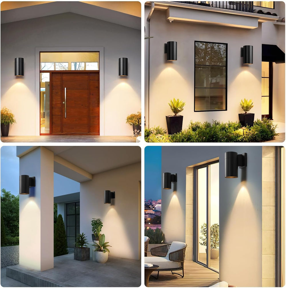 QQCherry Modern Outdoor Wall Light - Aluminum Outdoor Porch Sconce for House,...