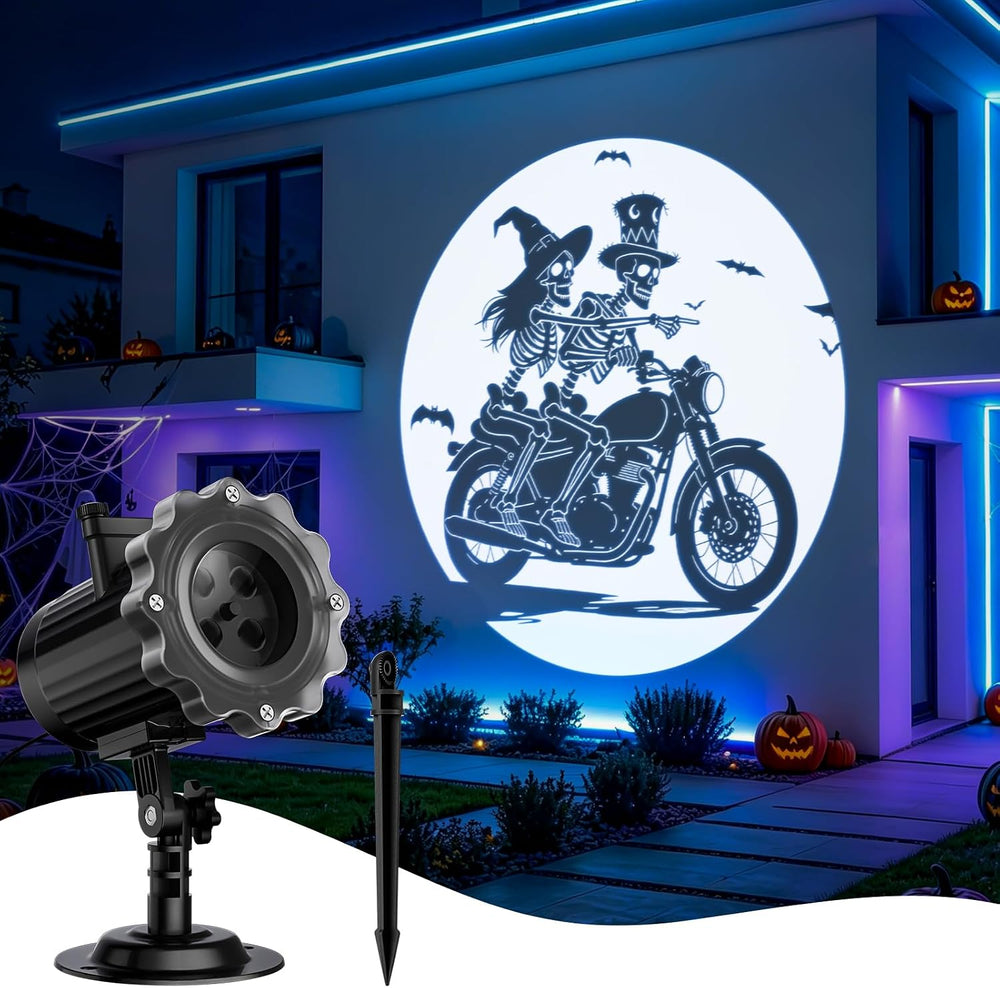 3 in 1 Halloween Projector Lights, Dynamic Halloween Projector Outdoor