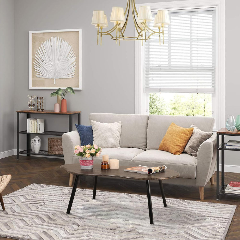 Modern Coffee Tables for Living Room Cloud Shape Center Table Industrial Irre...