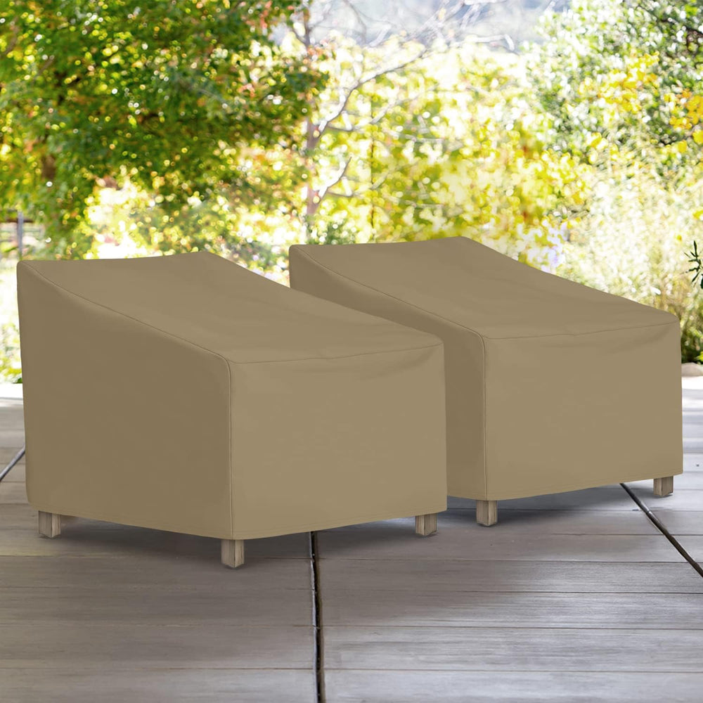 SunPatio Outdoor Chair Covers Waterproof, Heavy Duty Patio Lawn Furniture Cov...
