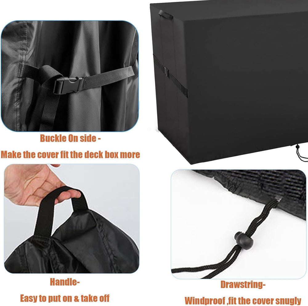 Outdoor Storage Box Cover for TARKARI 320 Gallon Deck Box