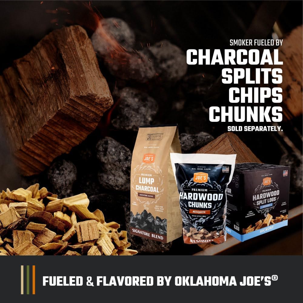 Oklahoma Joe's Canyon Combo Dual Fuel 3-Burner Propane Gas and Charcoal S...