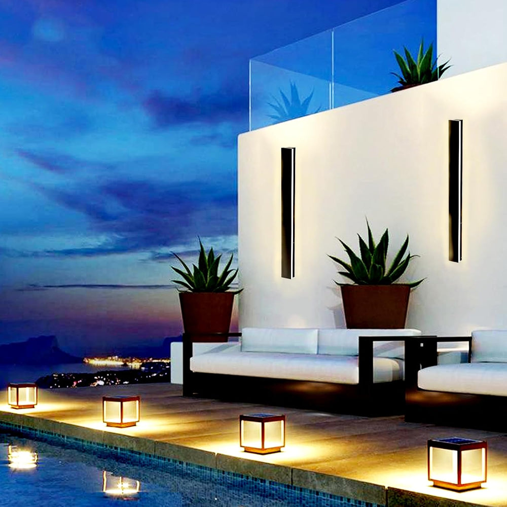 Stainless Steel Outdoor Post Lights 10X10,12V&110-240V Hard Wired Light,O...