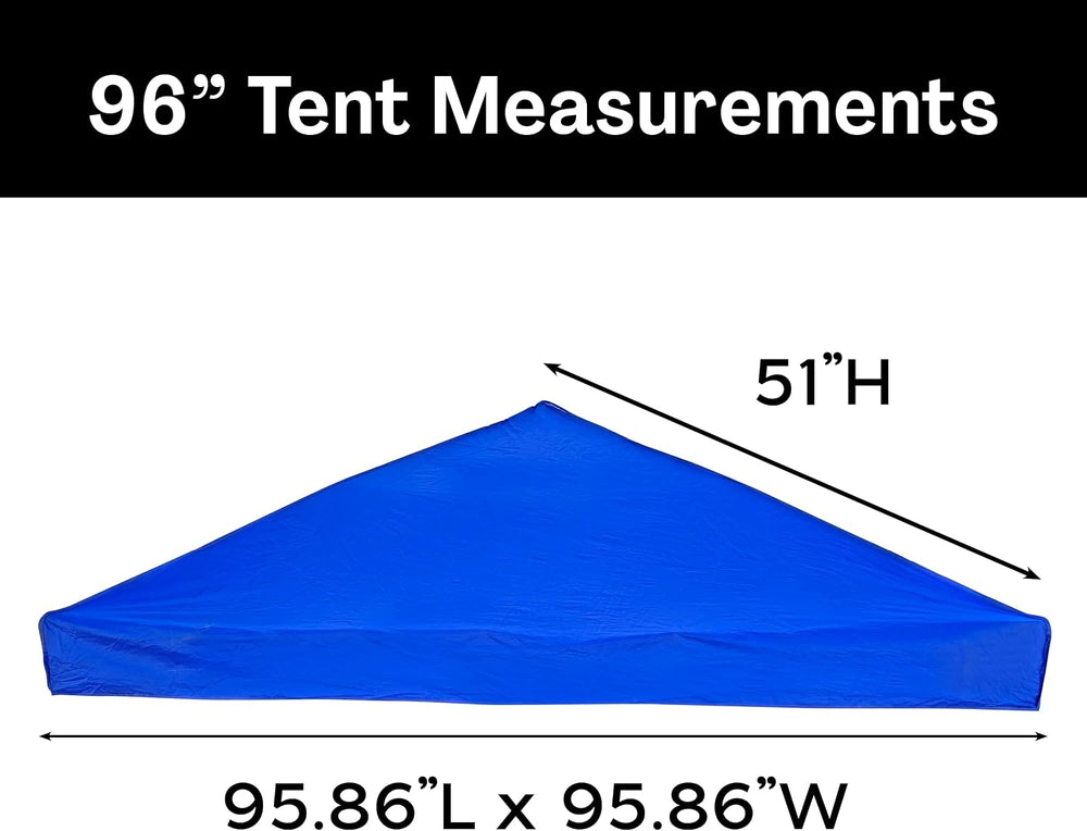 8x8 Pop Up Canopy Top Replacement Cover (Top Only)