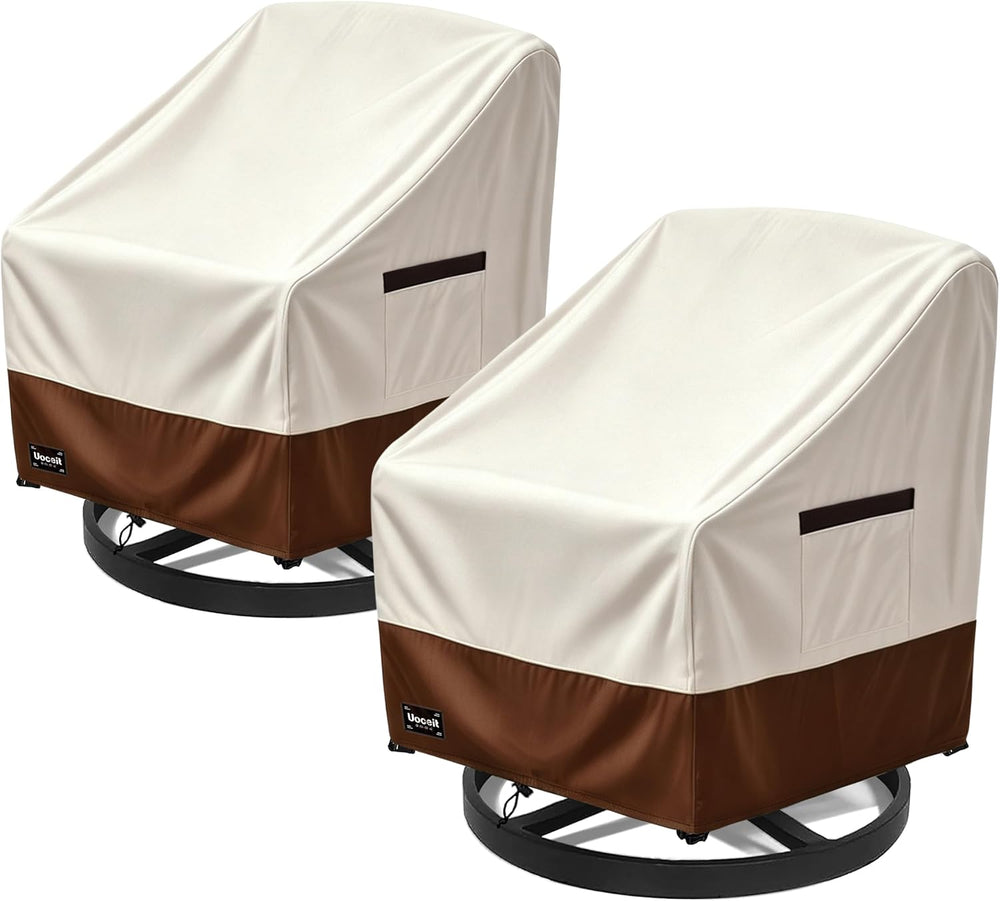 Outdoor Chair Covers 2 Pack,33Wx35Dx36H inches 100% Waterproof Heavy Duty Pat...