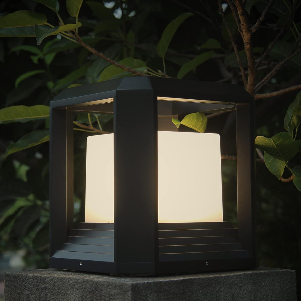 Hardwired LED Outdoor Post Light Waterproof Pillar Lamp