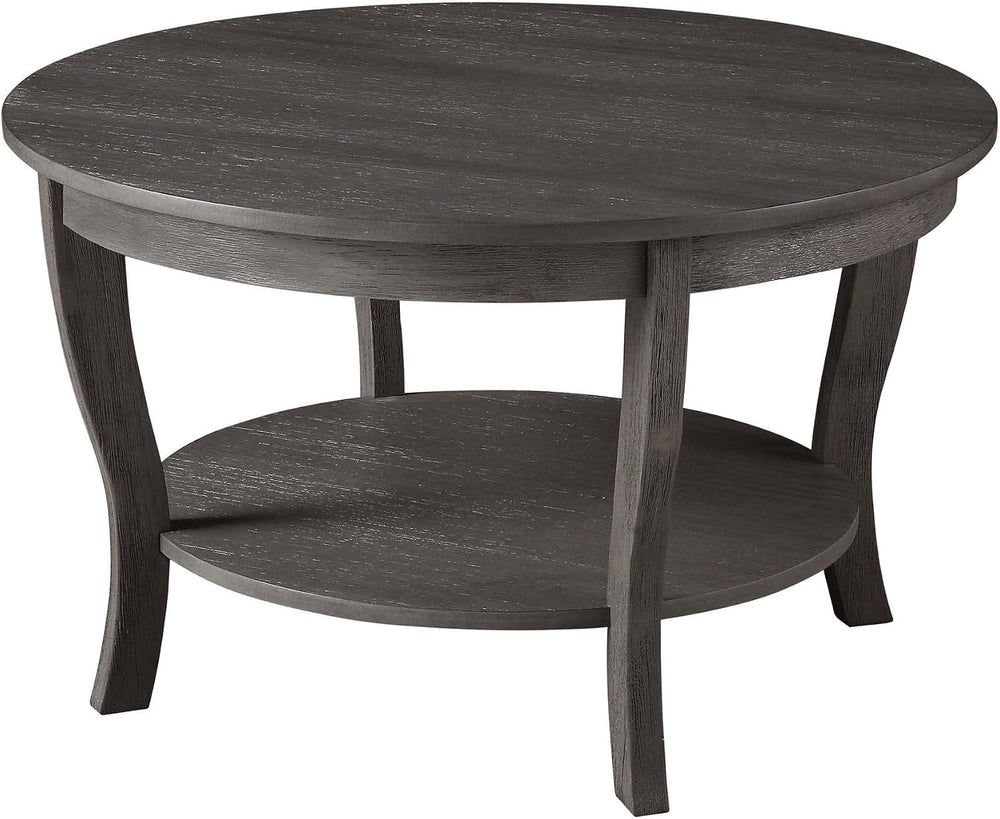 Convenience Concepts American Heritage Round Coffee Table 30" - Classic ...