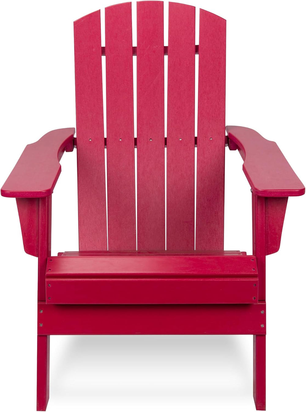 Shine Company 7626CP Seaside Mid-Century Modern Folding Plastic Adirondack Ch...
