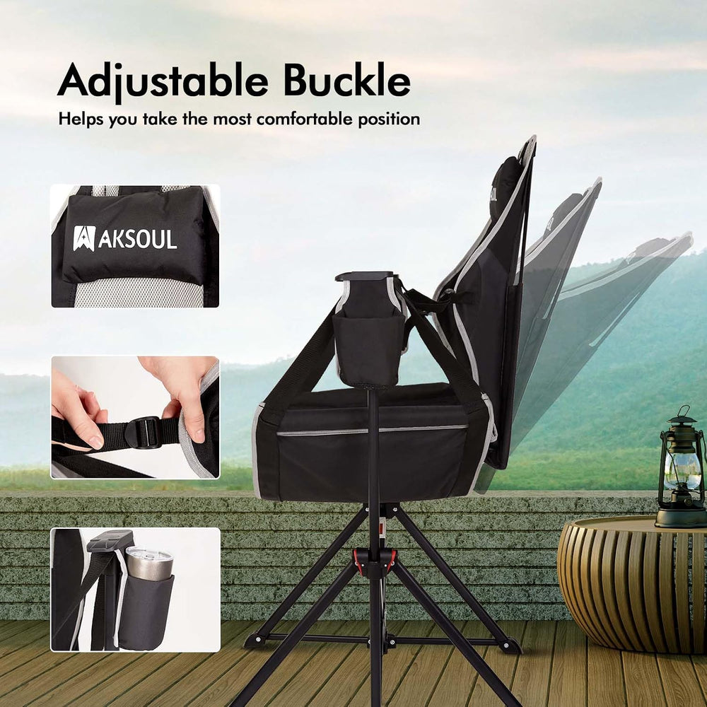 AKSOUL Hammock Camping Chair Swinging: Foldable & Portable Swing Chairs w...