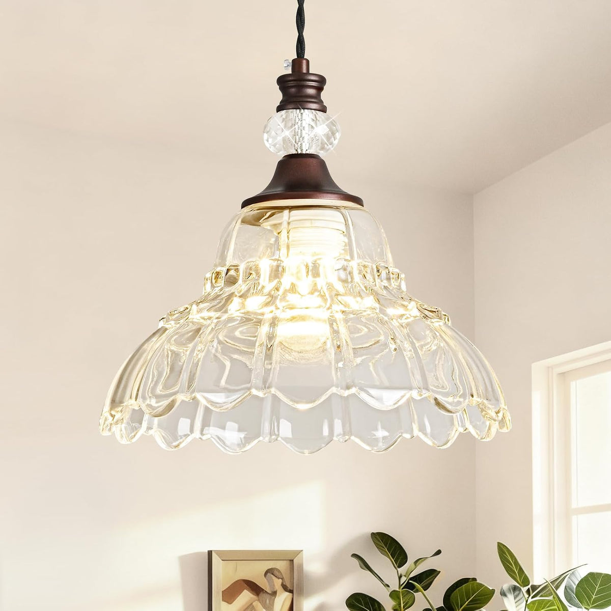 1 piece vintage chandelier in oil rubbed bronze, main product view