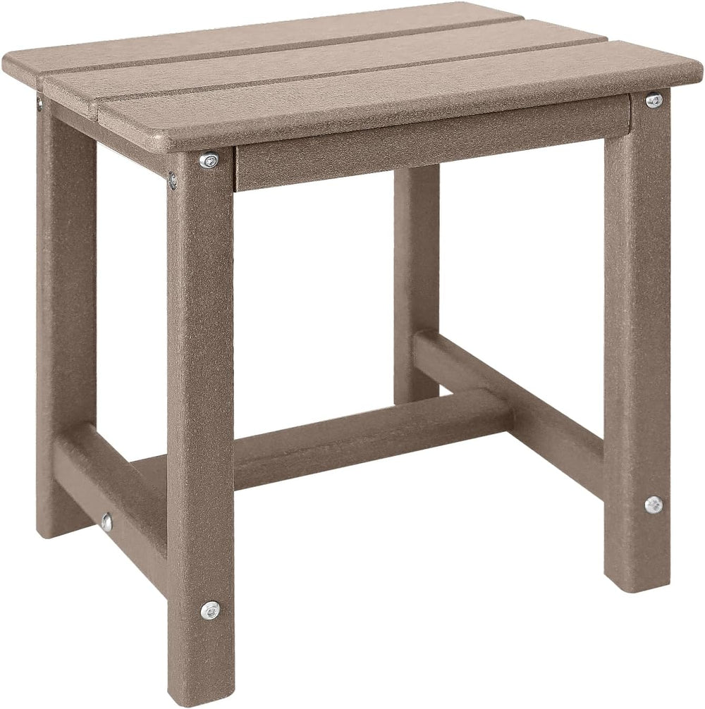 GARDENSTAR Adirondack Square Side Table,one-Tier Outdoor end Table, Patio Sid...