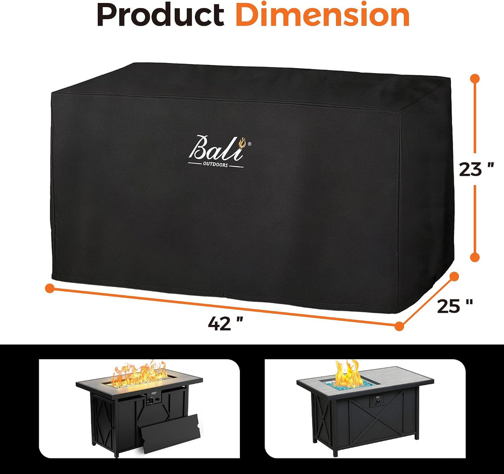 BALI OUTDOORS Rectangular Fire Pit Covers