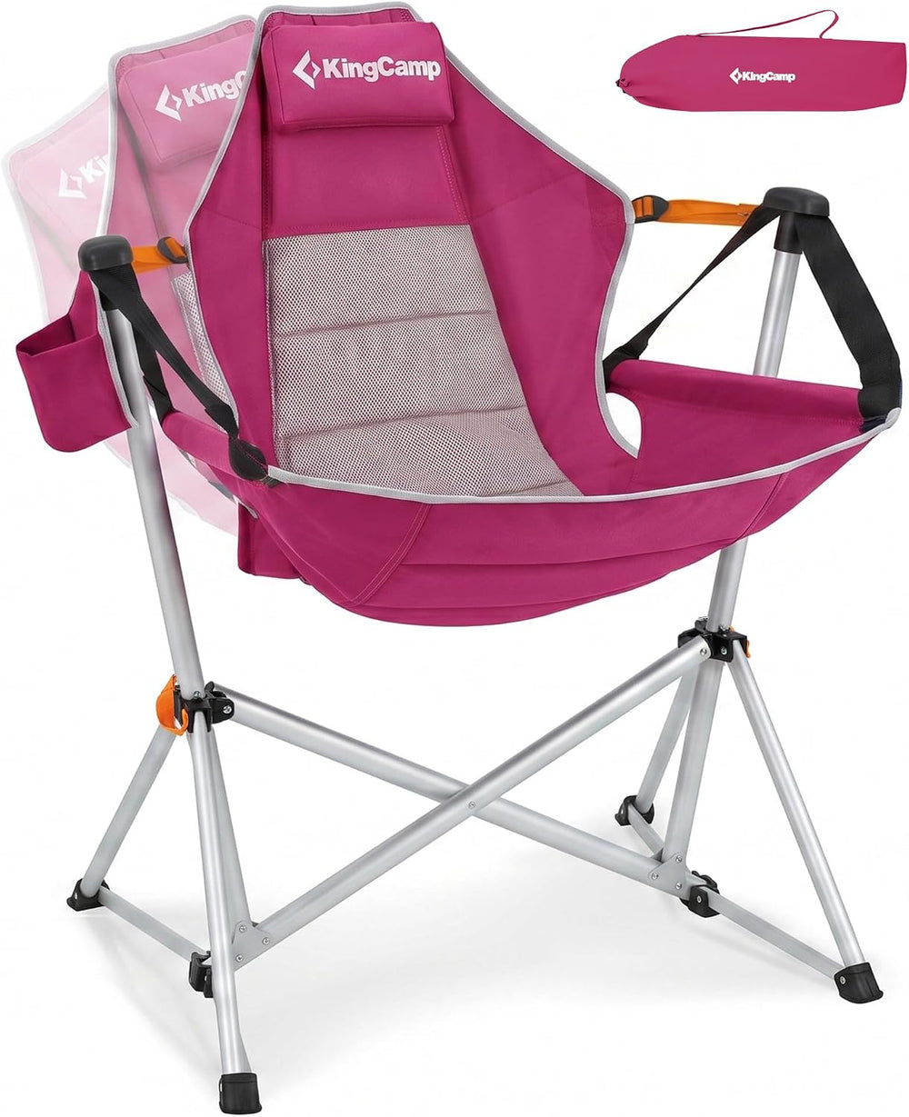 KingCamp Hammock Camping Chair, 10.3lbs Aluminum Lightweight Swing Chairs