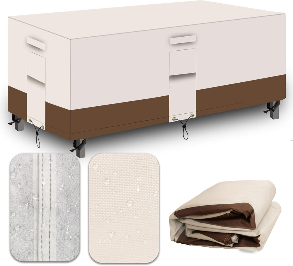 Heavy Duty Patio Furniture Covers Waterproof, 600D Outdoor Furniture Cover Wa...