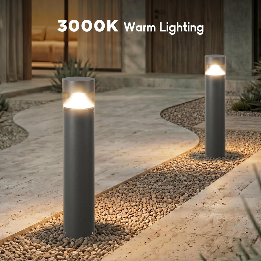 31.5'' Outdoor Pathway Lights Hard Wired, IP65 Waterproof Driveway Li...