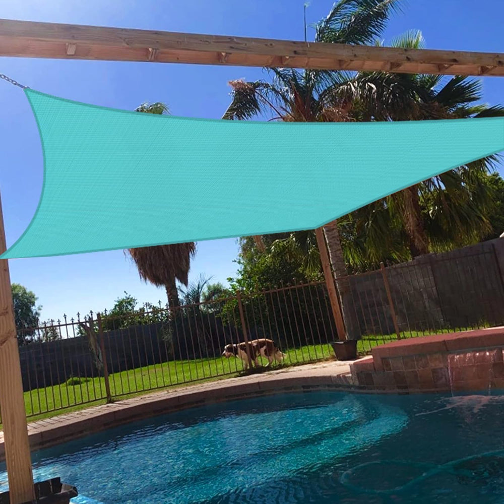 Windscreen4less 13' x 20' Sun Shade Sail Rectangle Outdoor Canopy Cov...