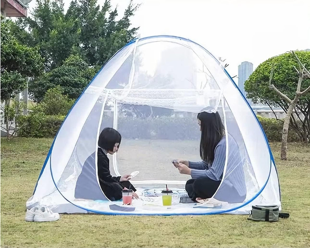 Mosquito Net for Bed, Folded Size 12 inch Portable Camping Travel Mosquito Ne...