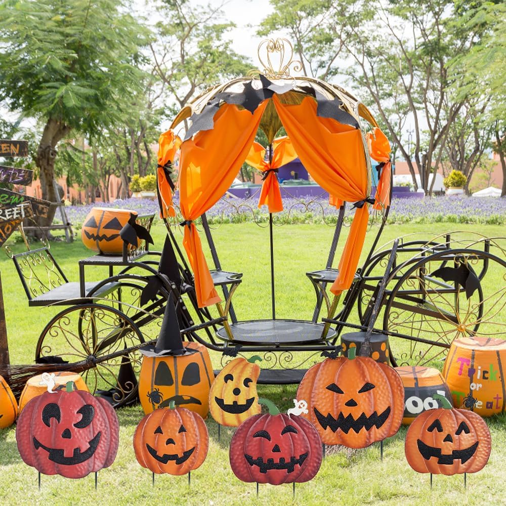 Hogardeck Outdoor Halloween Decorations - 2PCS 36" Decorative Garden Sta...