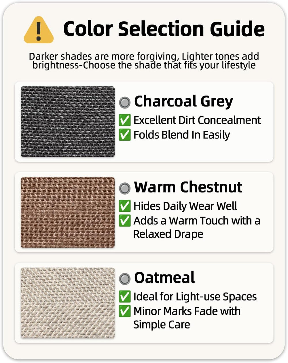 Color&Geometry Ultra Thin Indoor Door Mat 48"x72"Entrance Mat,W...
