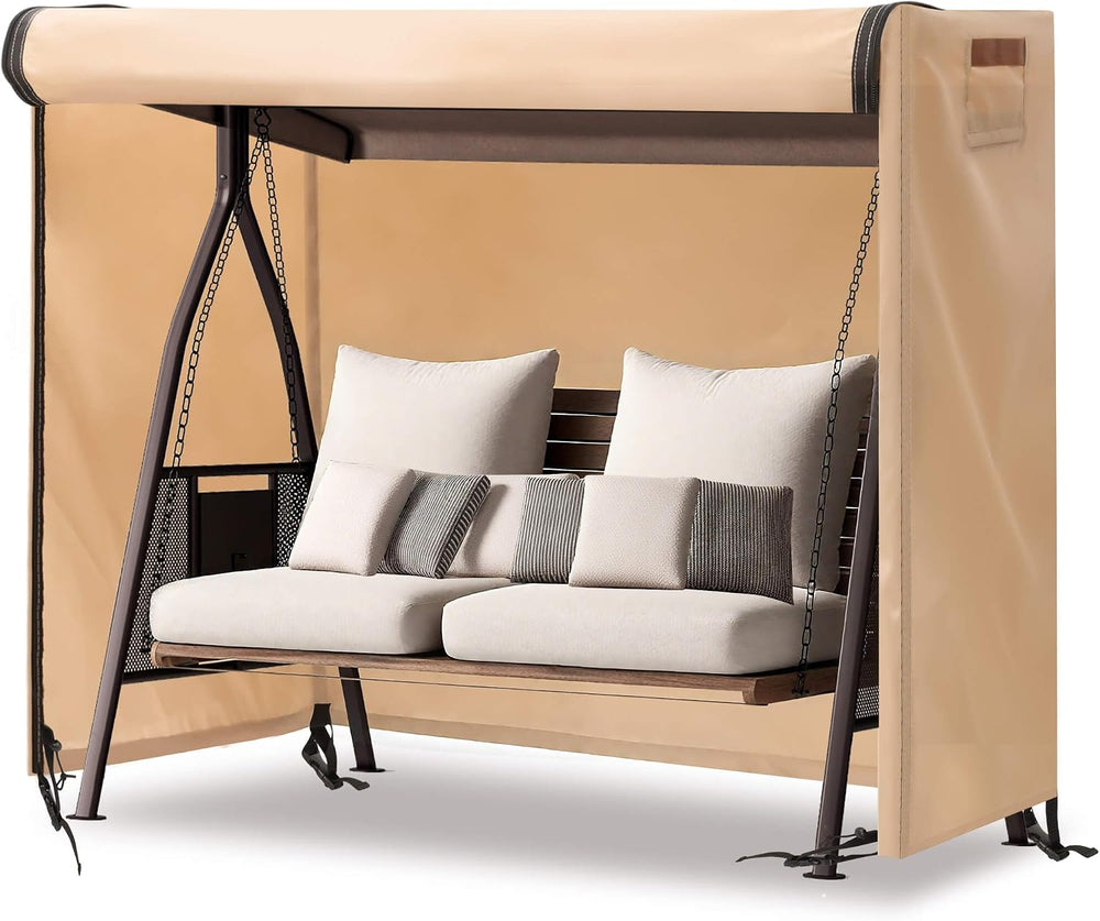 Outdoor Swing Covers for Patio Swing 2 Seater, 65" L x 50" D x 66&q...