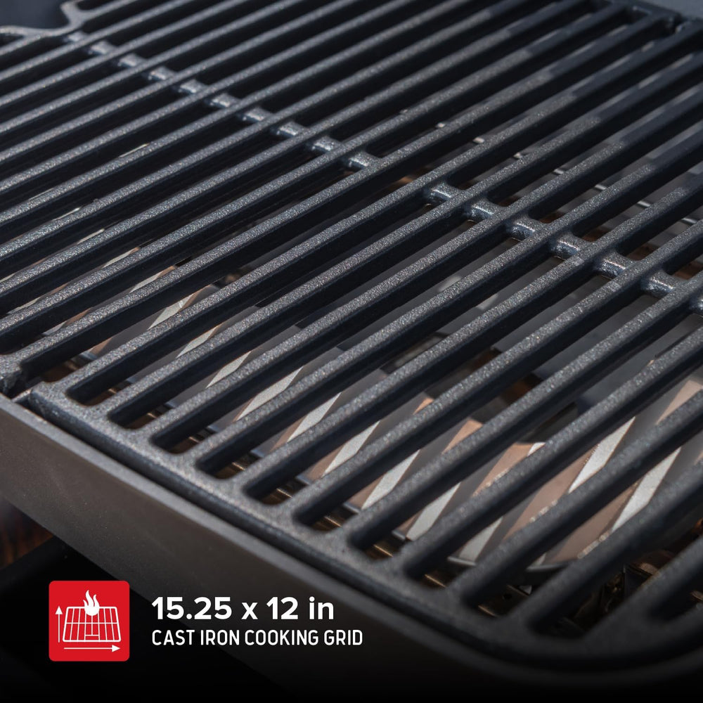 Nexgrill Tabletop 1 Burner Gas Grill, Compact with Cast Aluminum Frame