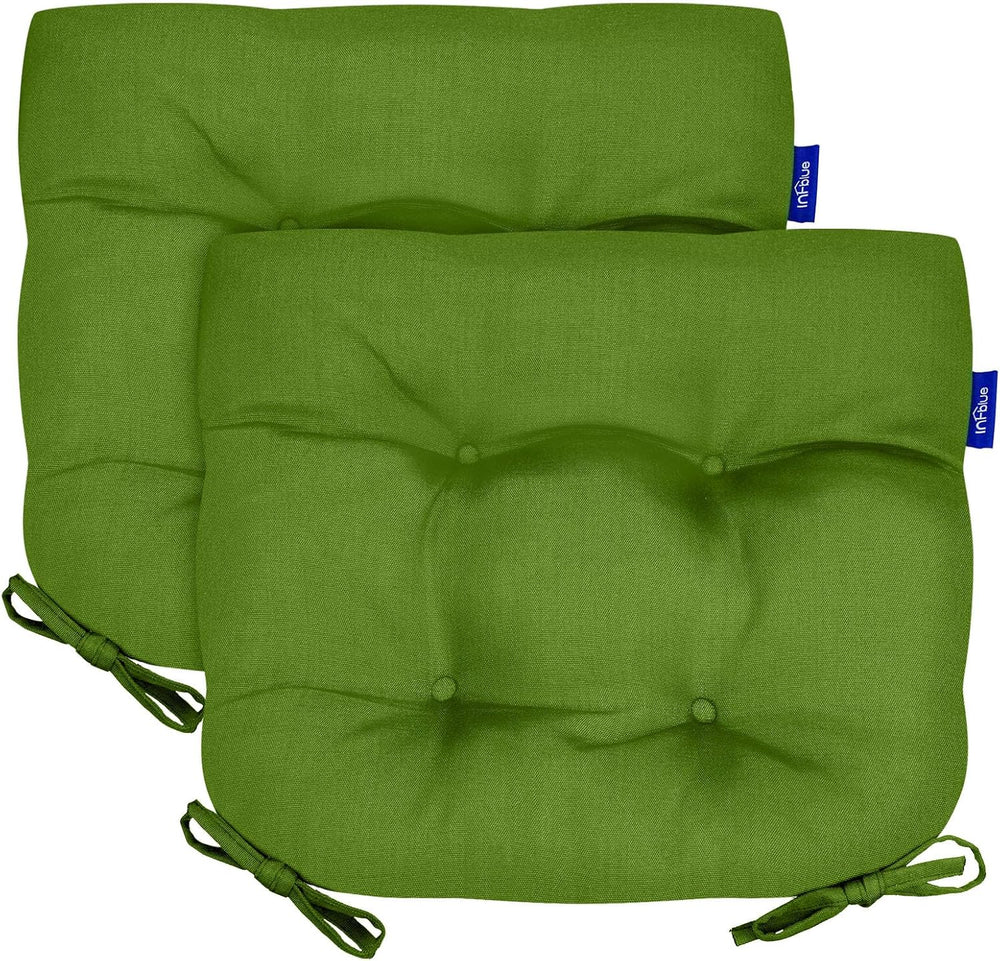 Outdoor Tufted Wicker Cushions Seat Cushions for Patio Furniture Set of 2, 19...