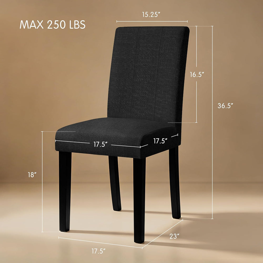 HOMYZOO Dining Chairs Set of 8, Upholstered Dining Room Chairs with Padded Se...