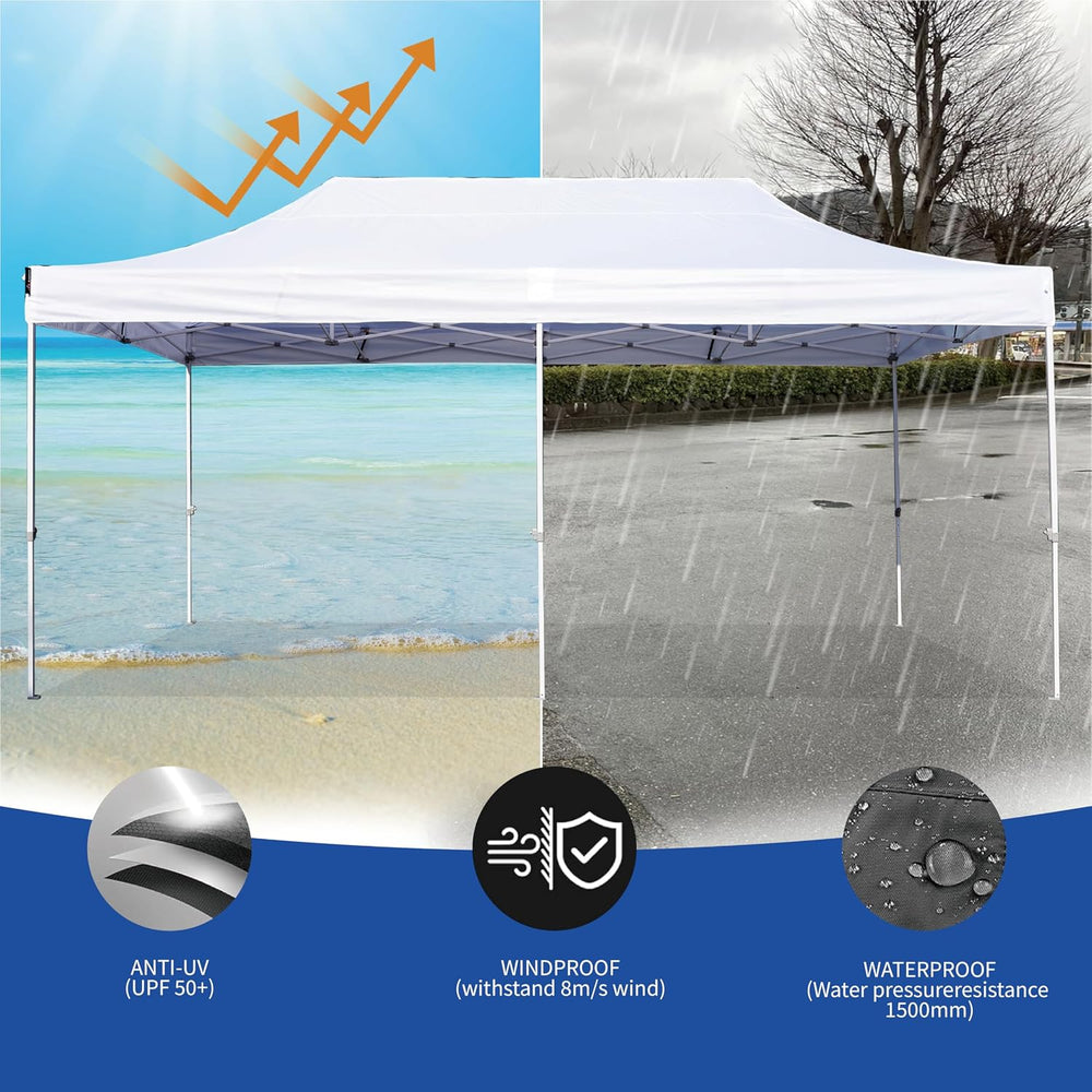 AMERICAN PHOENIX Canopy Tent 5x5 Pop Up Portable Tent Commercial Outdoor Inst...