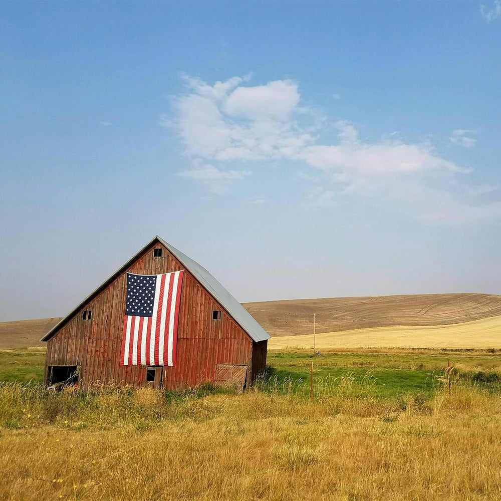 Bradford Large American Flag 15x25 ft Embroidered Stars USA US Flags Outdoor ...