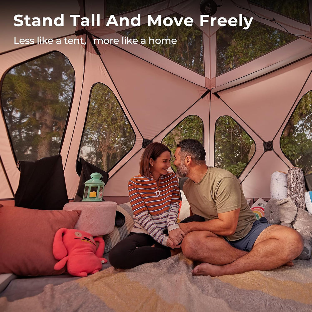 Space Acacia Lite Camping Tent, Pop Up Tents for Camping, Lightweight & D...