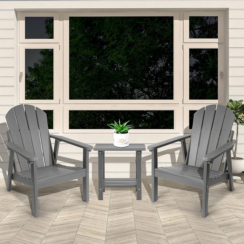 NAVINE Adirondack Chair, HDPE All Weather Adirondack Chairs, Fire Pit Chairs,...