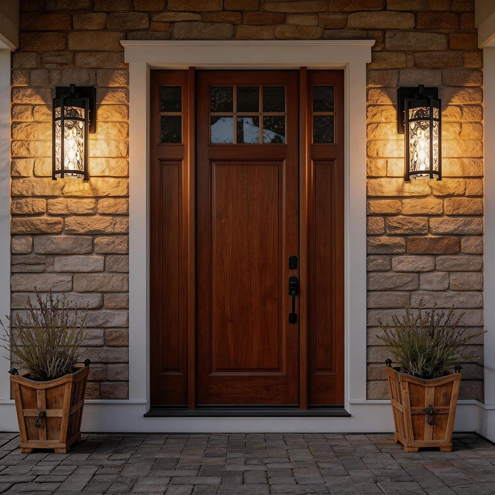 Outdoor Wall Light Fixtures, Waterproof Front Porch Light, Modern Exterior Li...