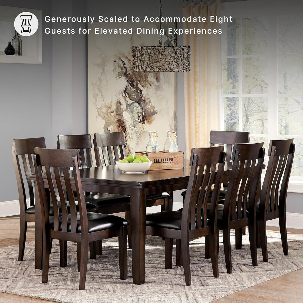 Signature Design by Ashley Haddigan Dining Extension Table, Seats 6-8