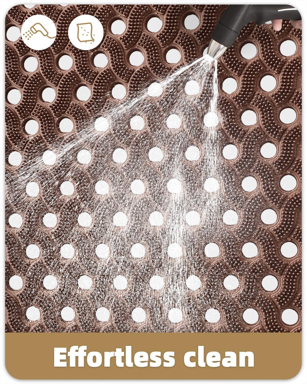 Color&Geometry Super Heavyweight TPE Welcome Mat Outdoor, 24"x36&quo...
