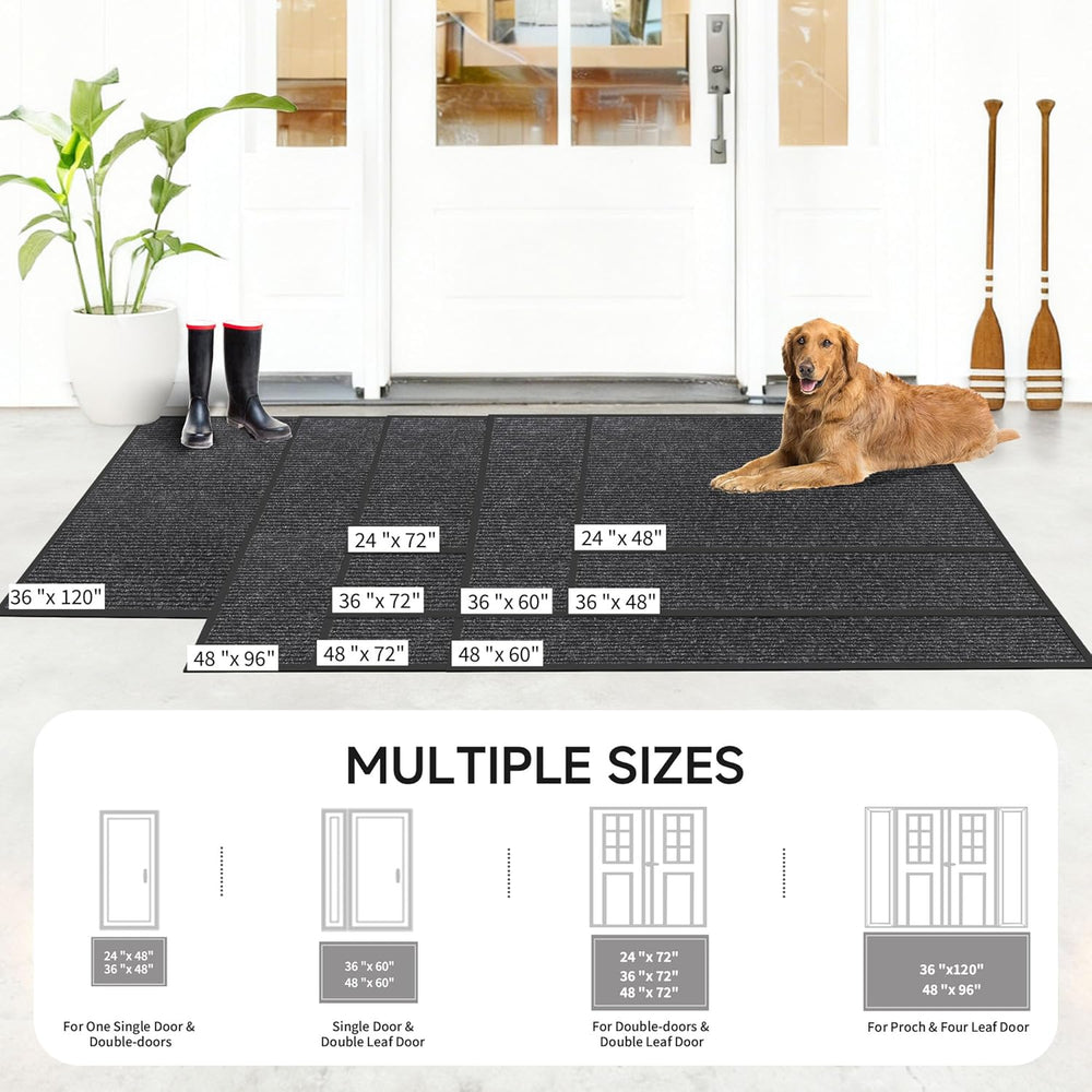 100pointONE Front Door Mat, Heavy Duty Indoor Outdoor Doormat for Entryway, 1...