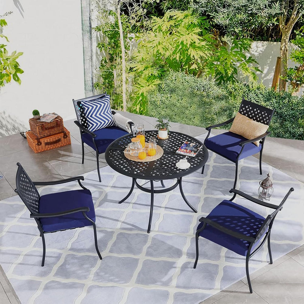 Sqodok Patio Cushion Cover 21x19 inch, 4Pack Sofa Cushion Cover Replacement