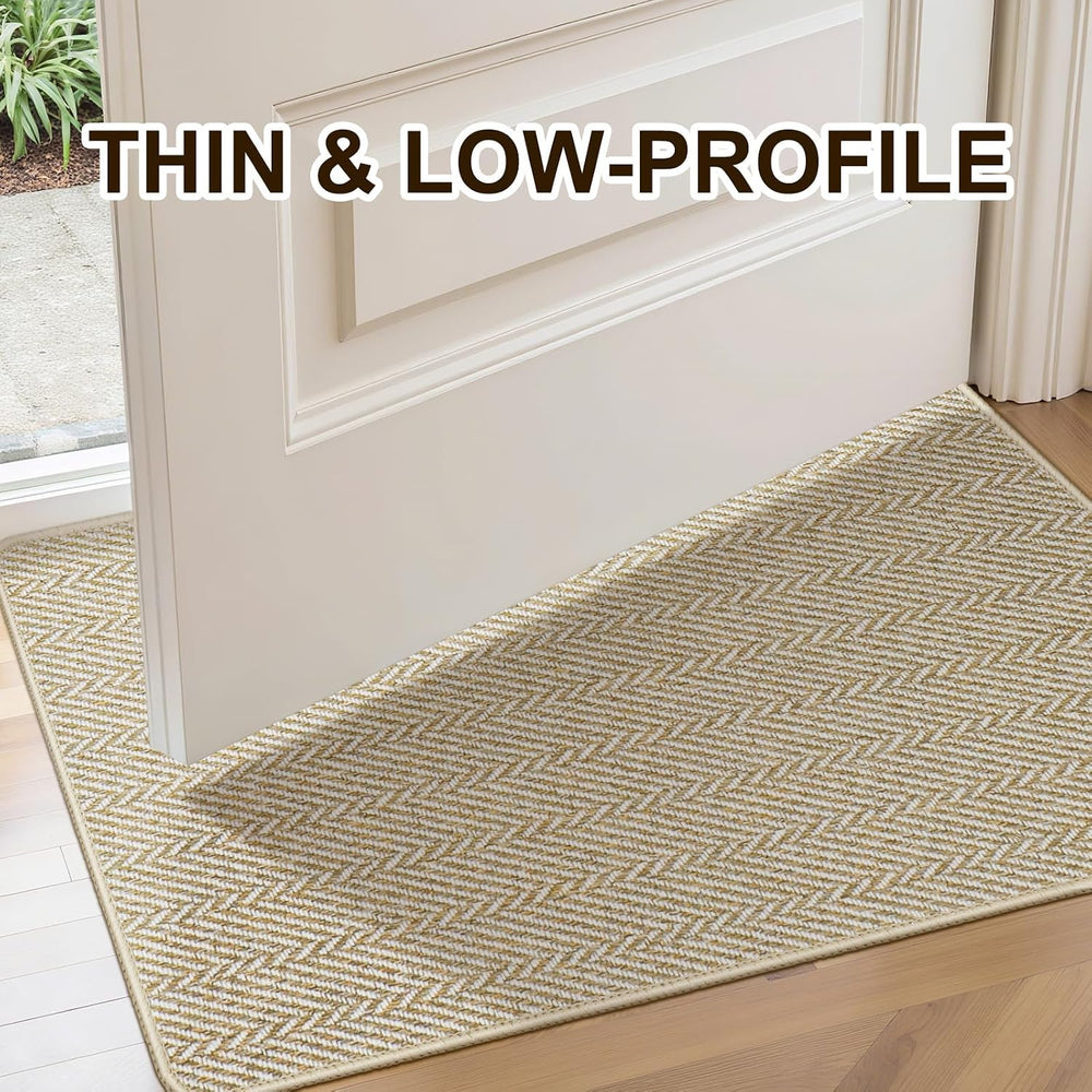 Ultra Thin Door Mat Indoor Entrance 36"x59", Low-Profile Indoor Doo...