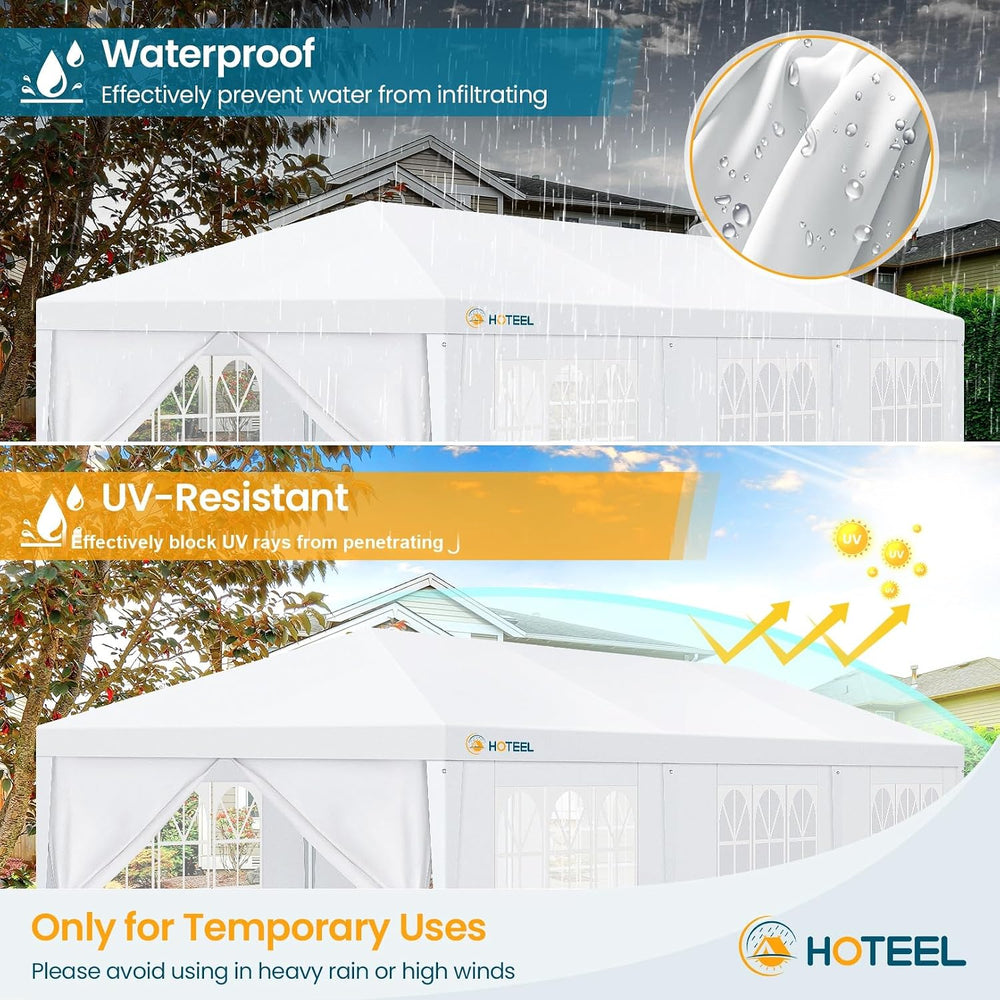 HOTEEL Party Tent 10x30FT, Large Outdoor Canopy Tent for Parties