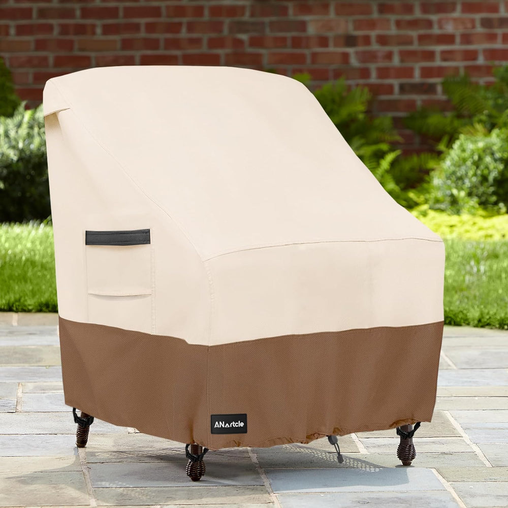 ANartcle Patio Adirondack Chair Cover 2 Pack,600D Waterproof Heavy Duty Outdo...