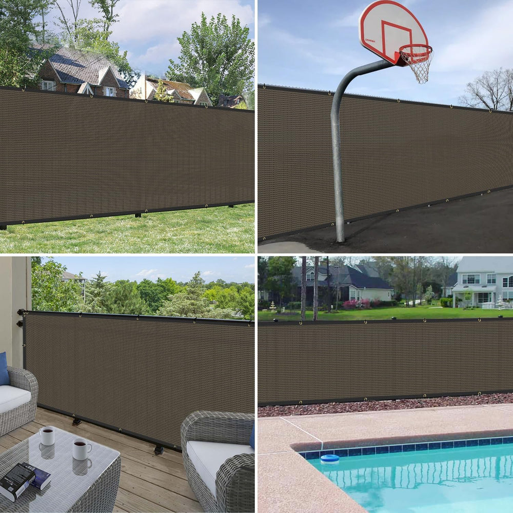 Windscreen4less Privacy Fence Screen 8' x 50' Heavy Duty Windscreen F...