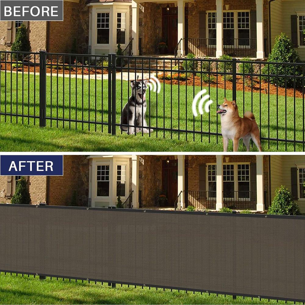Windscreen4less Privacy Fence Screen 8' x 50' Heavy Duty Windscreen F...