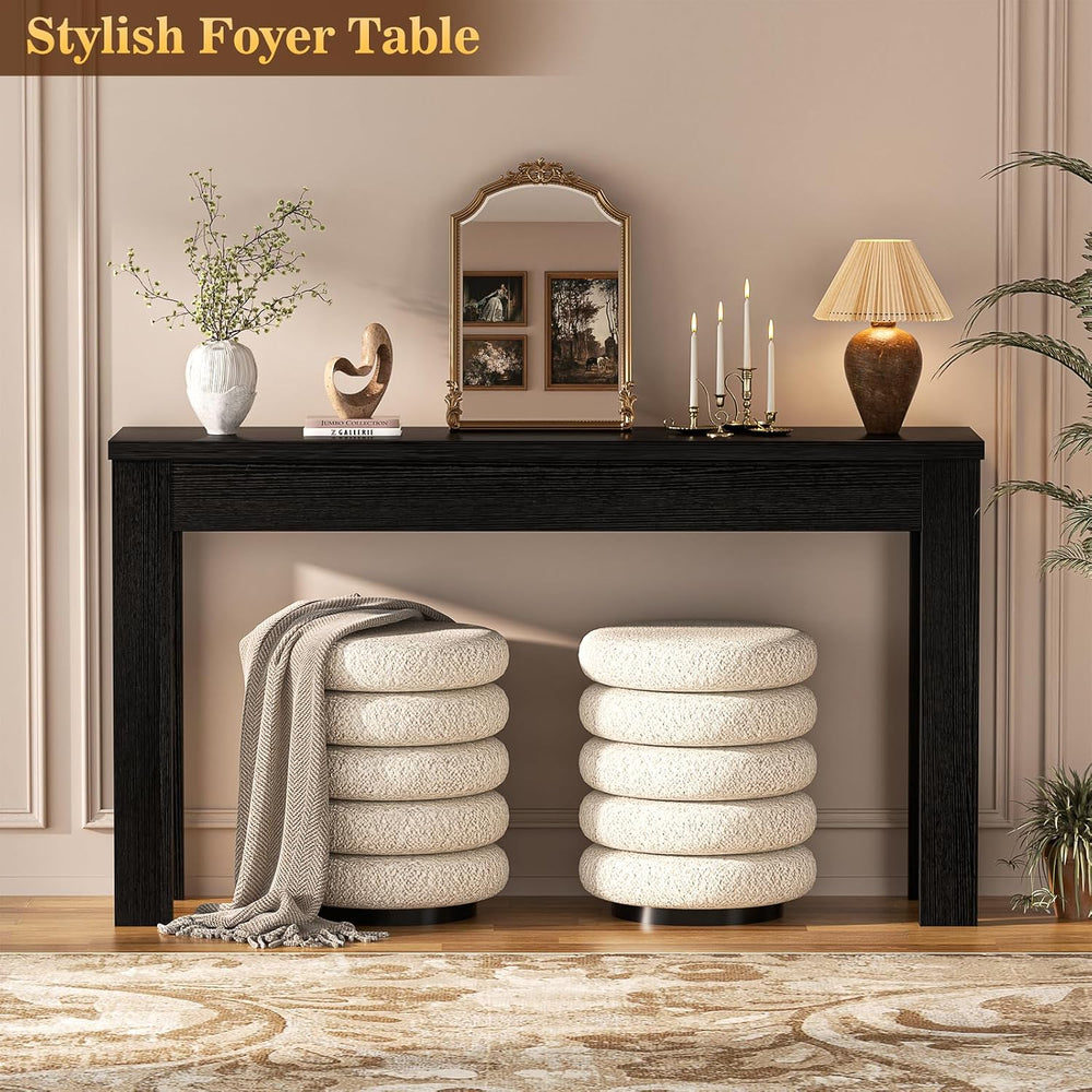 Armocity Console Table for Entryway, 47" Farmhouse Sofa Tables Narrow Long