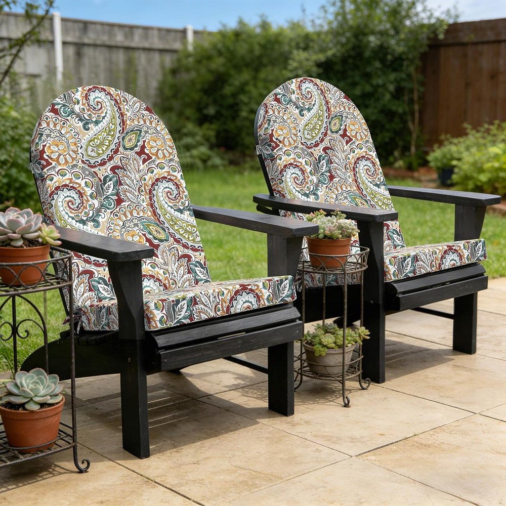 Outdoor Foam Adirondack Cushion, Water Repellent Foam Cushion for Adirondack ...