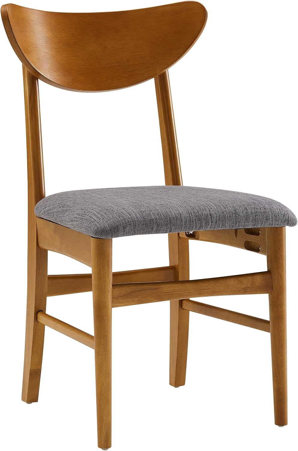 Crosley Furniture Landon 5-Piece Mid Century Round Dining Table Set for 4, Acorn