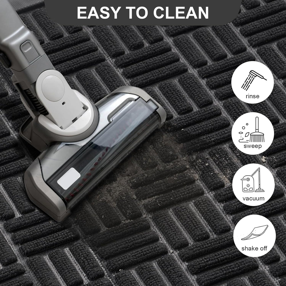 Mibao Front Door Mat Outdoor Entrance, 61.5" x 36" Heavy Duty Welco...