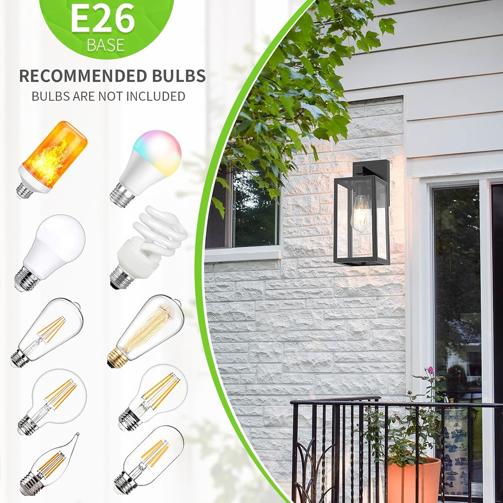 MAXvolador Outdoor Wall Light Fixtures, Exterior Waterproof Wall Lanterns