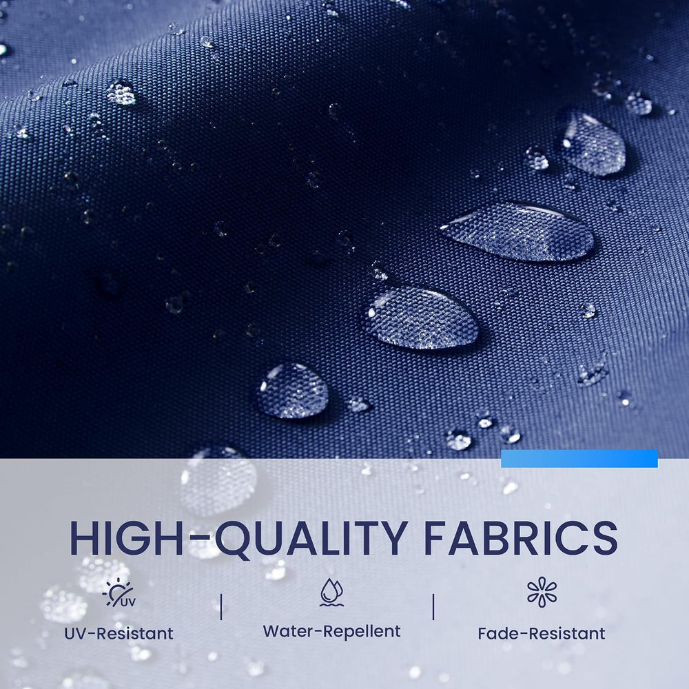 10x10 FT Outdoor Cantilever Patio Umbrella, Navy