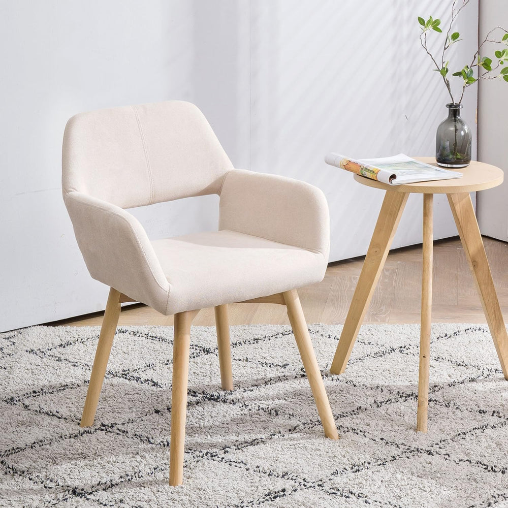 Mid Century Modern Dining Chairs Set of 2 & 4 & 6 Comfy Accent Chair ...