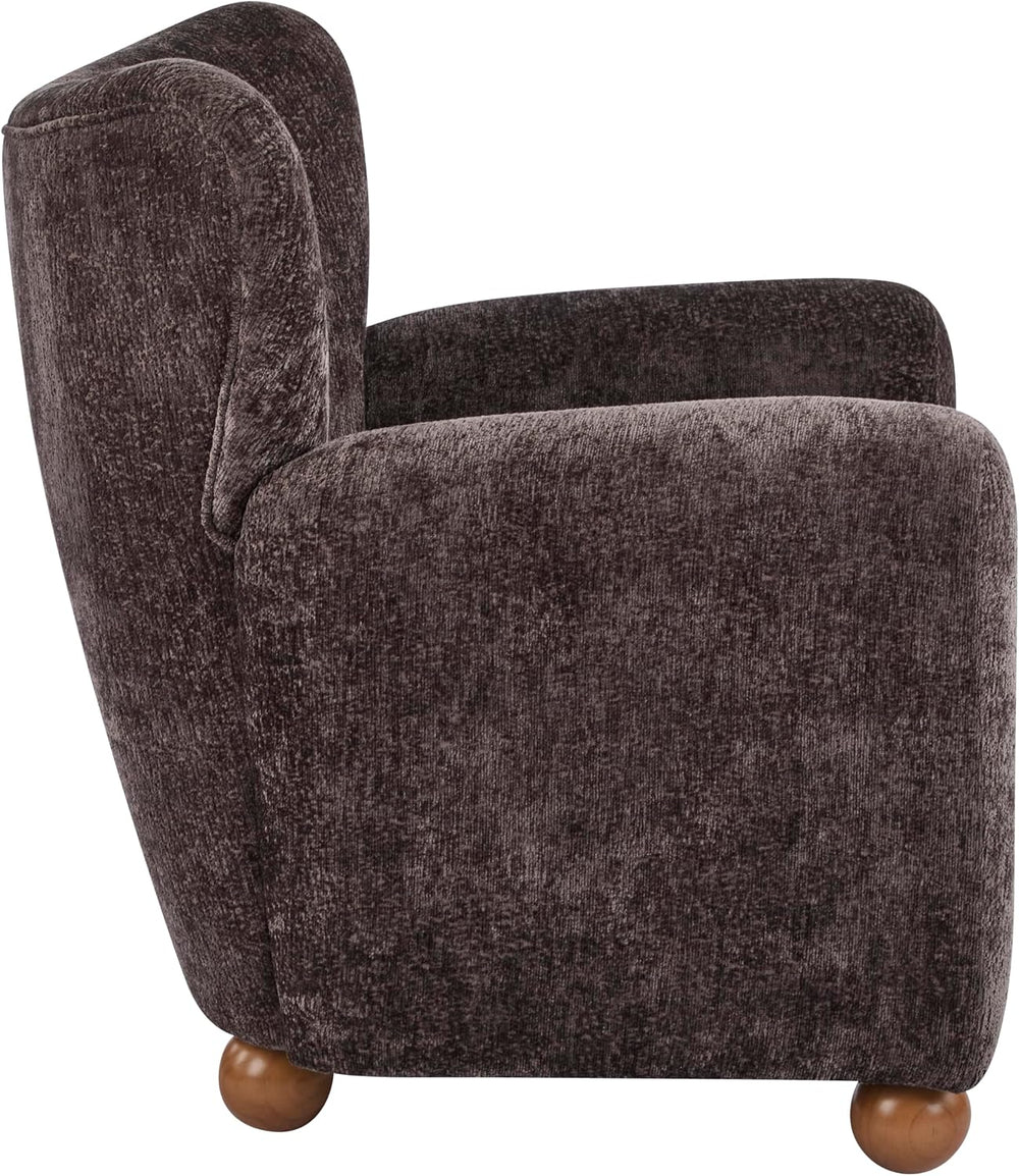 Christopher Knight Home Lindy Wingback Accent Chair, Upholstered Armchair wit...